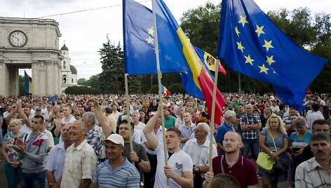 Protestai Moldovoje