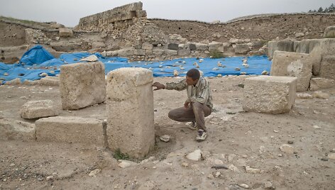 Archeologai tęsia kasinėjimus Turkijoje greta Sirijos, nepaisant besitęsiančio Sirijos pilietinio karo