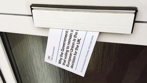 Likti ES agituojantis lankstinukas