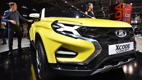 Naujo modelio &bdquo;Lada Xcode&ldquo; automobilis 