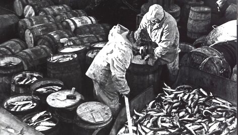 Silkės žūklė. Bernardo Aleknavičiaus nuotrauka. 1968 metai