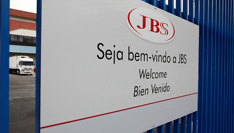 Mėsos tiekimo milžinės JBS akcininkams byloje dėl korupcijos Brazilijoje skirta 3 mlrd. JAV dolerių bauda