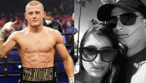 Eimantas Stanionis ir jo žmona Emilija