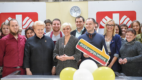 Prezidentė Vilniaus arkivyskupijos &bdquo;Carito&ldquo; Amatų mokymo centre