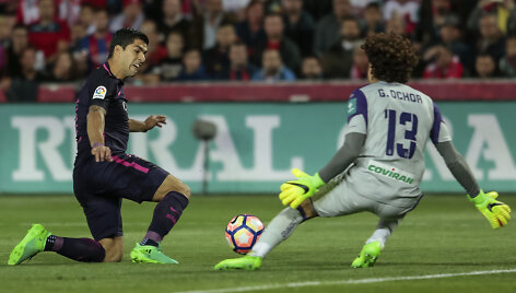 &bdquo;Barcelona&ldquo; i&scaron;vykoje 4:1 pranoko &bdquo;Granada&ldquo; klubą