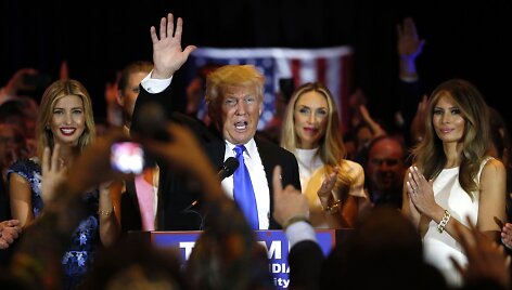 Trumpas triu&scaron;kinamai laimėjo Indianoje, Tedas Cruzas nutraukė savo kampaniją