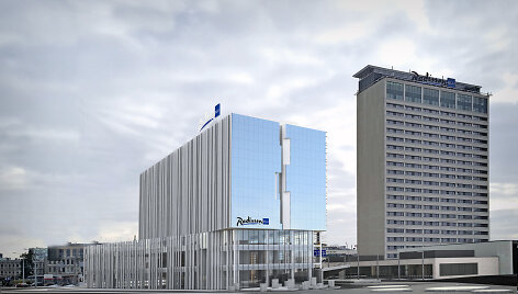 Bus plečiamas &bdquo;Radisson Blu&ldquo; vie&scaron;butis Konstitucijos prospekte