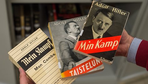 Vienos knygos detektyvas: Hitlerio „Mein kampf“ Lietuvoje parduodama už 50 tūkst. eurų