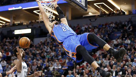 NBA rungtynės: &bdquo;Thunder&ldquo; &ndash; &bdquo;Timberwolves&ldquo;