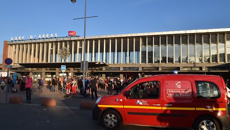 Greitoji pagalba Araso geležinkelio stotyje 