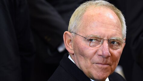 Vokietijos finansų ministras Wolfgangas Schauble