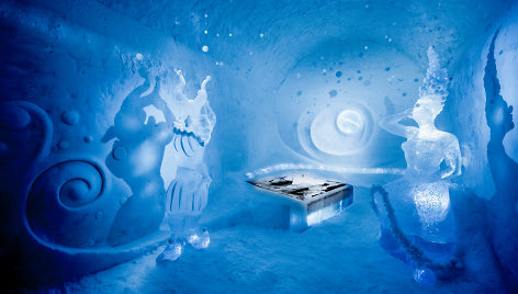 Ledo viešbutis „Icehotel“ Švedijoje