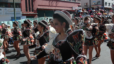 Tradicinis Gran Poder karnavalas Bolivijoje