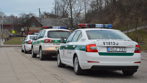 Rytinis kelių policijos reidas Vilniuje