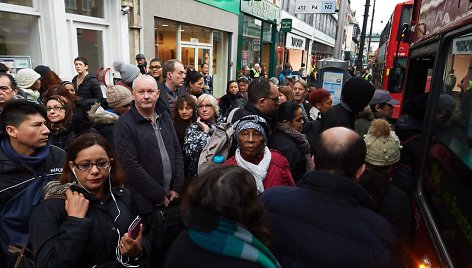 Londono metro darbuotojų protestas sukėlė chaosą