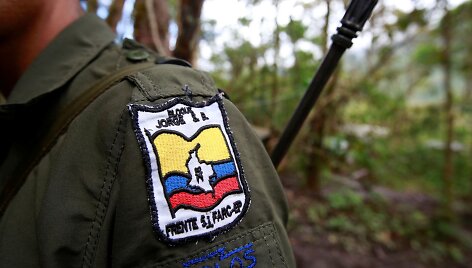 Paskutinės Kolumbijos ginkluotų revoliucinių pajėgų dienos prie&scaron; paskelbtą taiką
