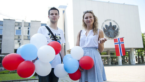 VDU studentai