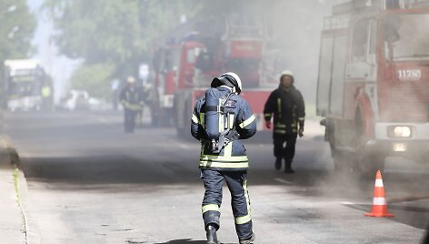 Gaisras Naujojoje Vilnioje