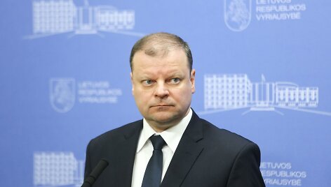 Sauliaus Skvernelio ir Algirdo Butkevičiaus spaudos konferencija