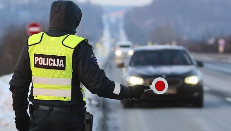Sausio 2 d. rytinis reidas Vilniuje prie&scaron; neblaivius vairuotojus