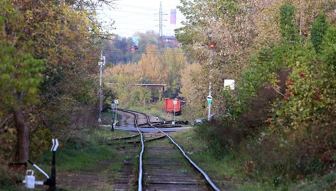 Geležinkelio at&scaron;aka R. Kalantos gatvėje Kaune