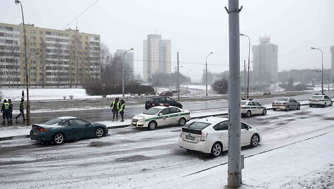 Rytinis kelių policijos reidas