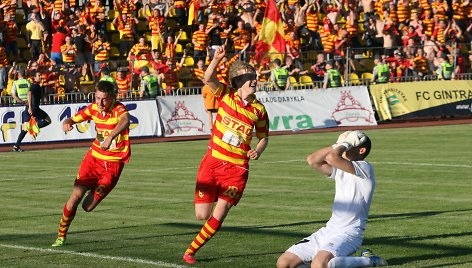 Baltstogės „Jagiellonia“ nugalėjo Pakruojo „Kruoją“ – 0:1