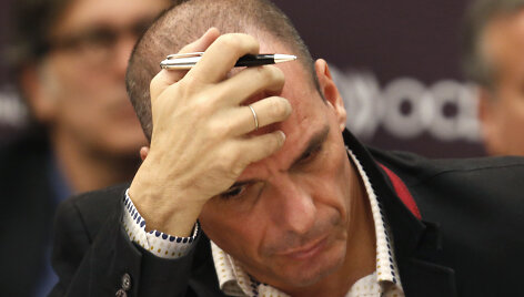 Graikijos finansų ministras Janis Varoufakis