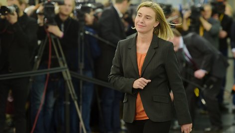 ES diplomatijos vadovė Federica Mogherini.