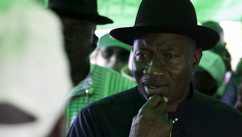 Nigerijos prezidentas Goodluckas Jonathanas.