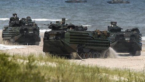 BALTOPS karinės NATO pratybos Lenkijoje