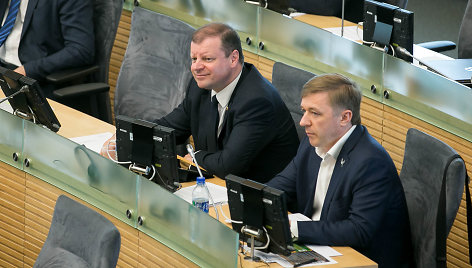 Saulius Skvernelis ir Ramūnas Karbauskis