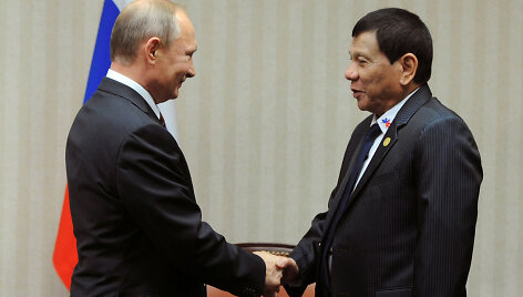 R.Duterte ir  V.Putinas