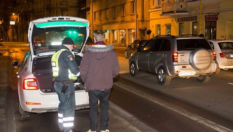 Policijos reidas Vilniuje