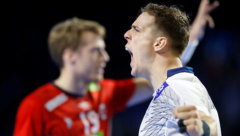 Prancūzijos rankininkai nugalėjo Norvegiją