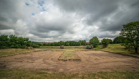 Tinklinio aikštelė Nemuno saloje