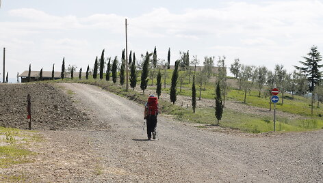 &bdquo;Via Francigena&ldquo; kelyje nesutiksite daug turistų
