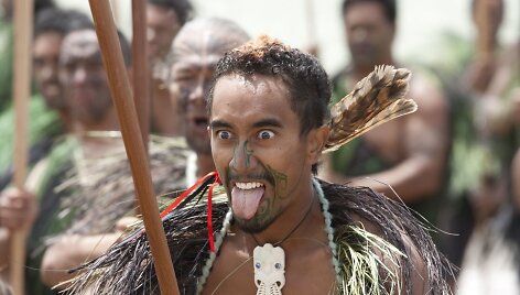 Maori genties palikuonys tradicijas puoselėja iki &scaron;iol