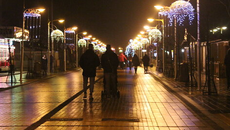 Palanga per &scaron;ias Kalėdas primena pasakų miestą