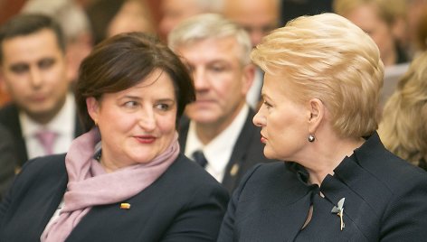 Loreta Graužinienė ir Dalia Grybauskaitė