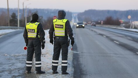 Sausio 2 d. rytinis reidas Vilniuje prie&scaron; neblaivius vairuotojus