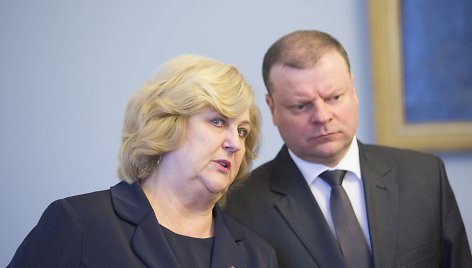 Rimantė Šalaševičiūtė ir Saulius Skvernelis