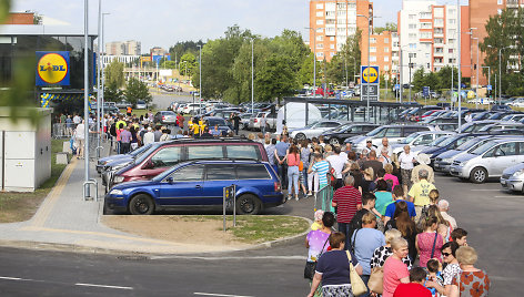 „Lidl“ prekybos centro atidarymas Kalvarijų gatvėje Vilniuje