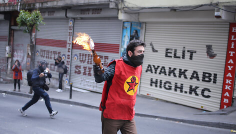 Turkijos policija Stambule vaikė Gegužės 1-osios protestus