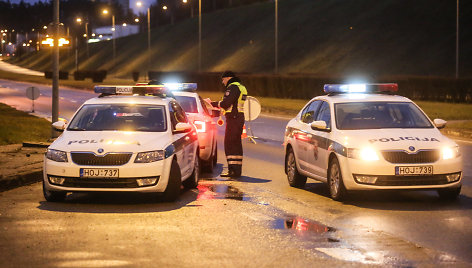 Policijos reidas Geležinio Vilko gatvėje