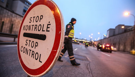 Policijos reidas Geležinio Vilko gatvėje