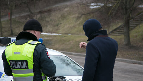 Rytinis kelių policijos reidas Vilniuje