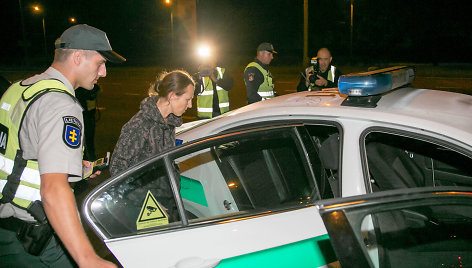 Naktinis Vilniaus kelių policijos reidas