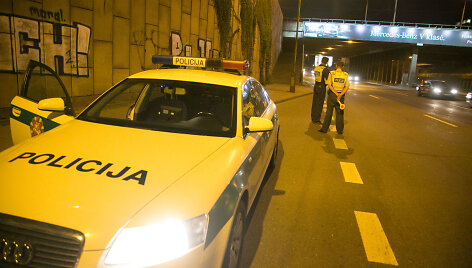 Lietuvos kelių policijos tarnybos reidas Vilniuje rugsėjo 16 d.