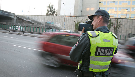 Lietuvos kelių policijos tarnybos reidas Vilniuje rugsėjo 16 d.